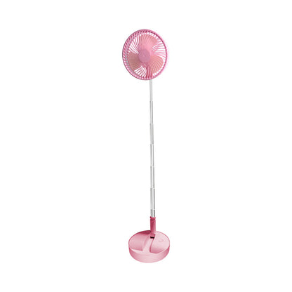 Telescopic Folding USB Charging Fan Adjustable height, quiet operation & portable perfect for desk, travel or outdoor use