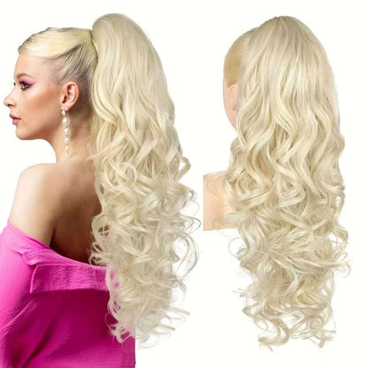 Clip-on Wavy Ponytail Extension