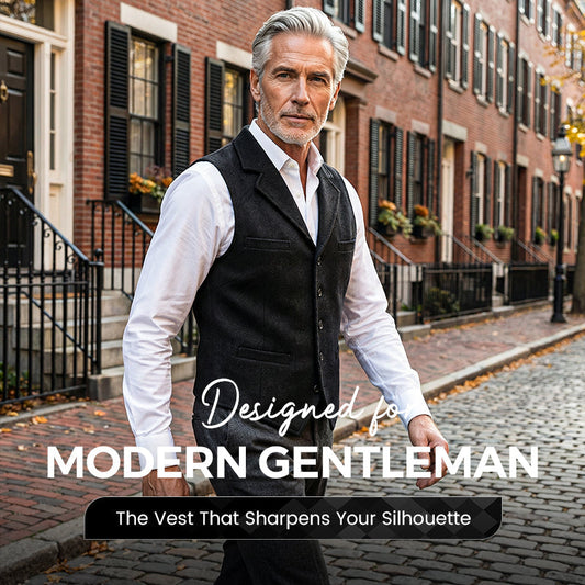 Men's Slim Fit Casual Business Vest