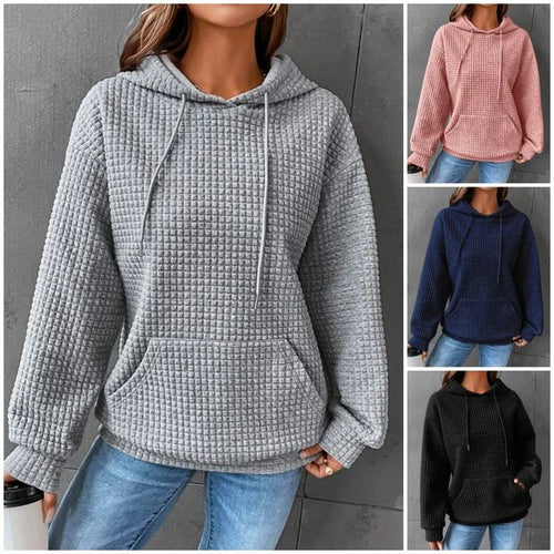 Plain Casual Hoodie Sweatshirt