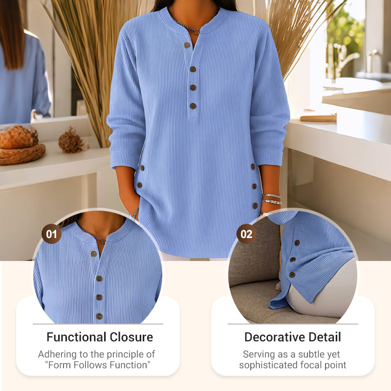 Women's Solid Color Crew Neck Long Sleeve Casual Loose Knit Pullover