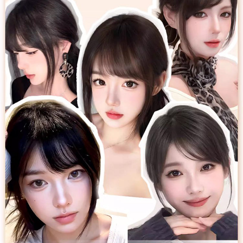 Seamless Clip-on French Bangs Wig