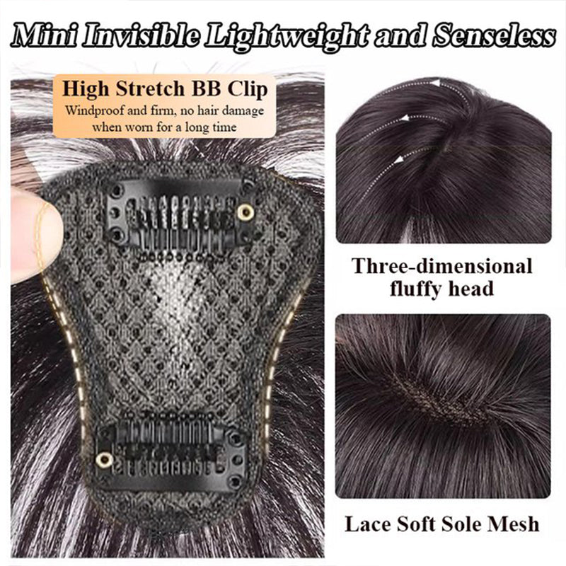 Seamless Clip-on French Bangs Wig