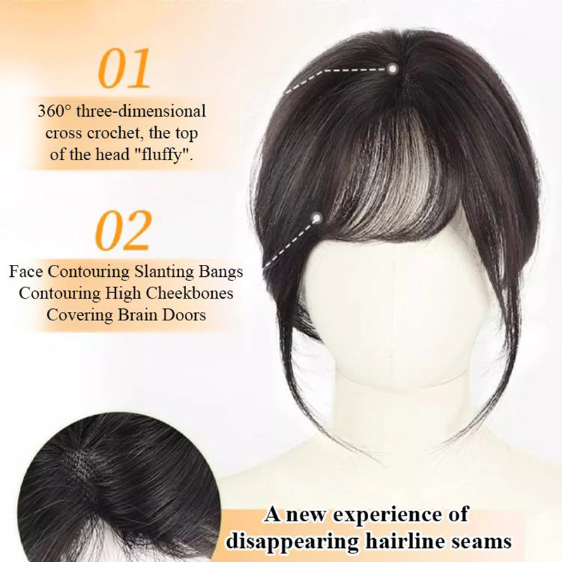 Seamless Clip-on French Bangs Wig
