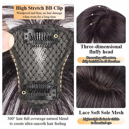 Seamless Clip-on French Bangs Wig