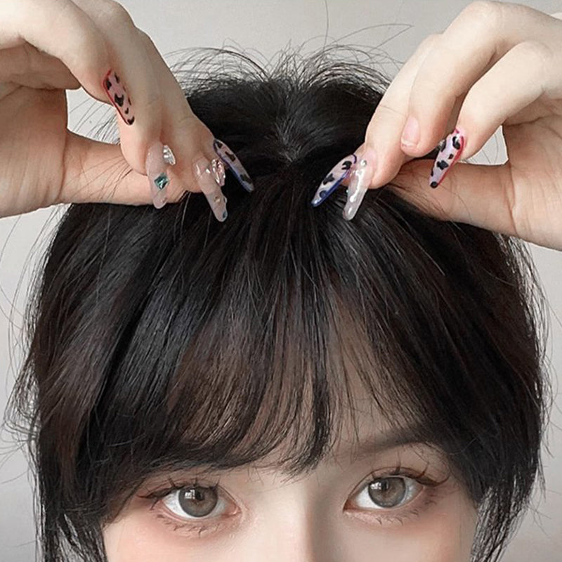 Seamless Clip-on French Bangs Wig