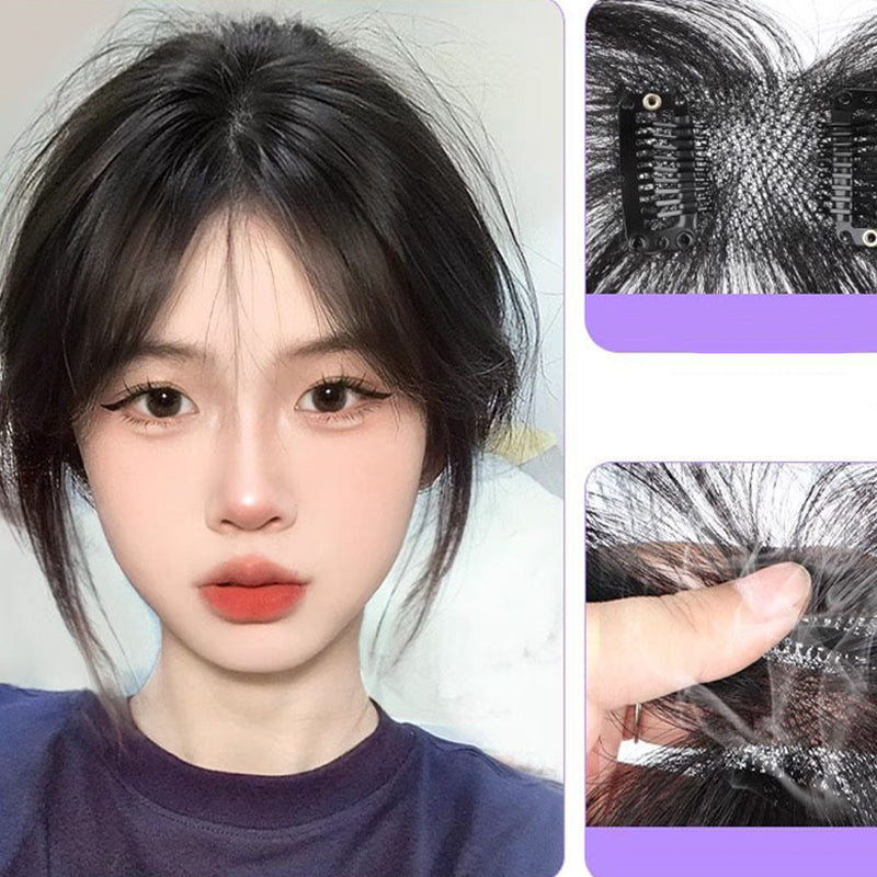Seamless Clip-on French Bangs Wig