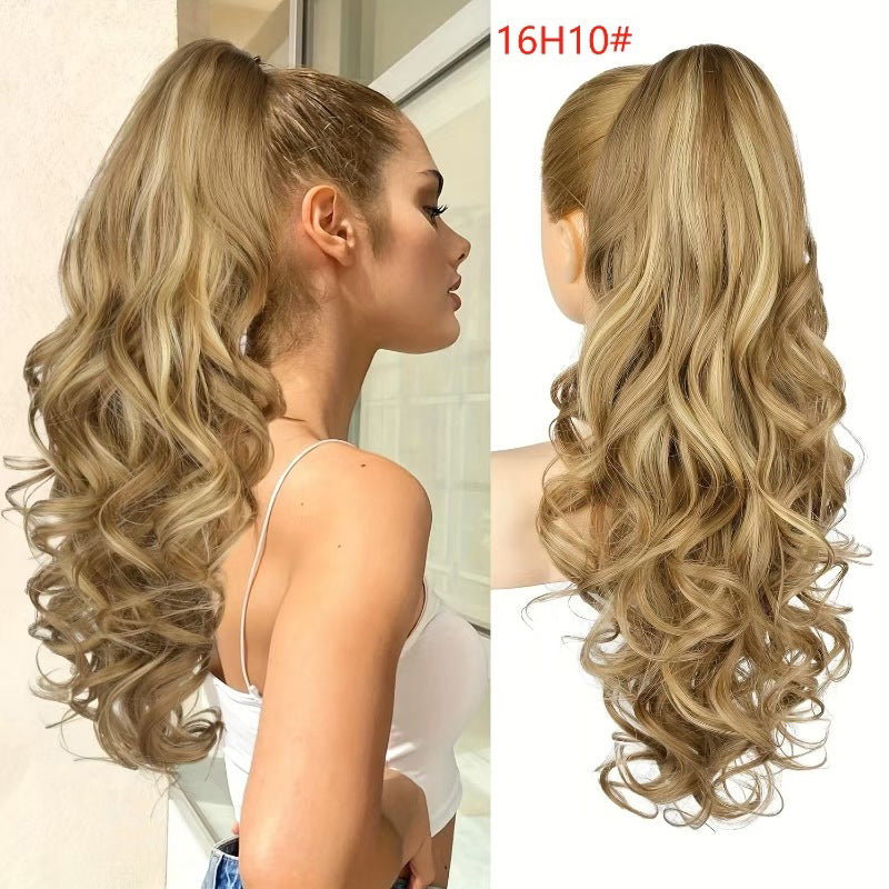 Clip-on Wavy Ponytail Extension