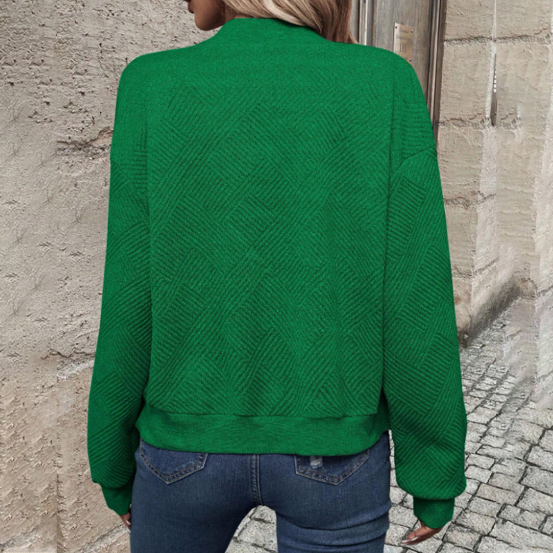Women's Casual Fashionable Zipper Cardigan