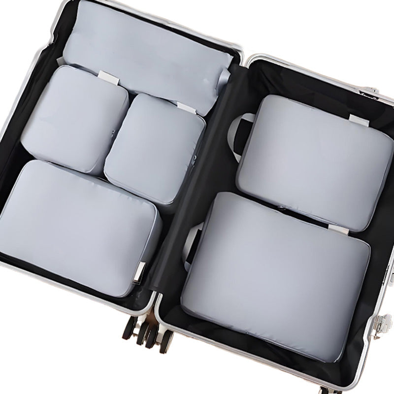 6-Piece Travel Compression Cube Set Expandable Capacity, Wrinkle-Resistant, and Adds 40% More Space