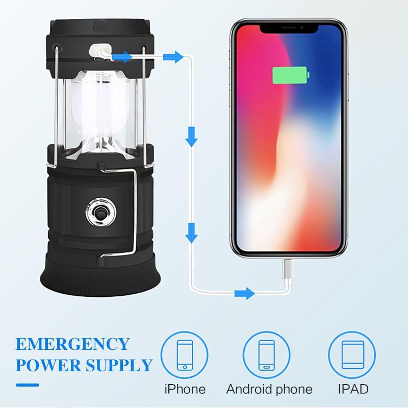 3-in-1 LED Flame Camping Lantern