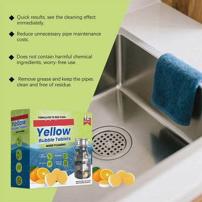 12PCS Garbage Disposal Cleaner & Deodorizer Tablets