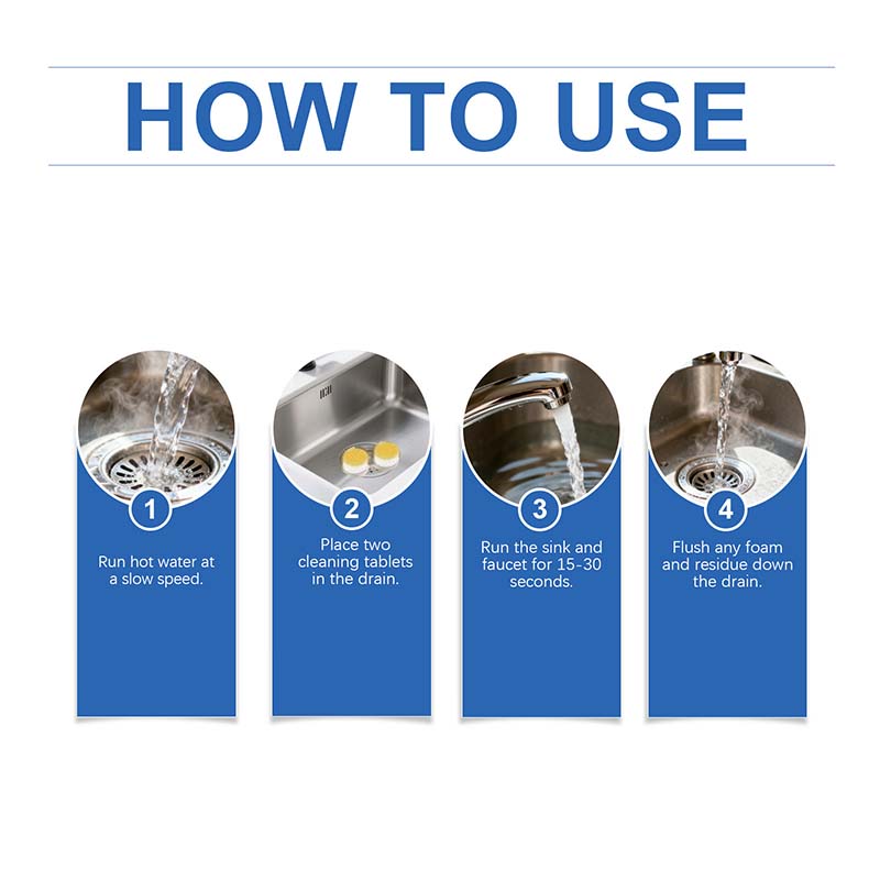 12PCS Garbage Disposal Cleaner & Deodorizer Tablets