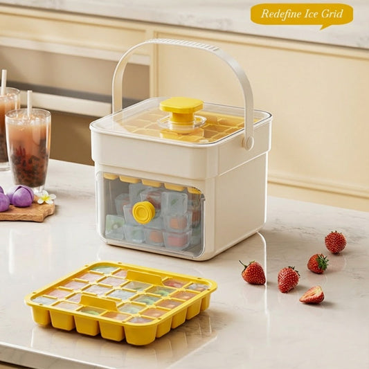 Instant Ice Cubes in Seconds Just Press & Release