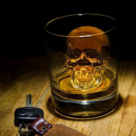 DIY Silicone Skull Ice Cube Tray Giant slow-melt skull for whiskey, cocktails & more