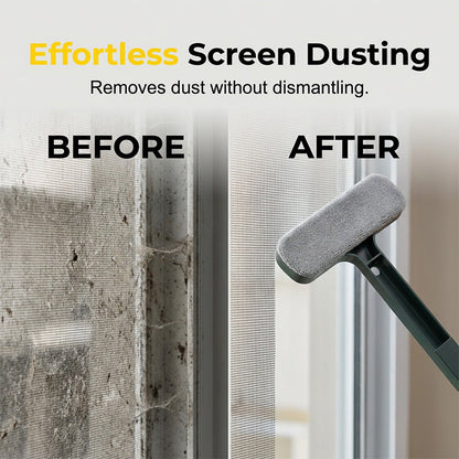 2-in-1 Telescopic Window & Glass Cleaning Brush Reach High, Clean Fast & Effortlessly