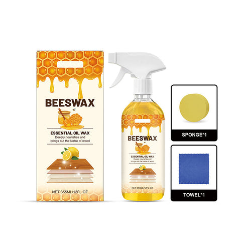 All-in-One Wood Beeswax Spray 355ml, Cleans, Nourishes, Polishes