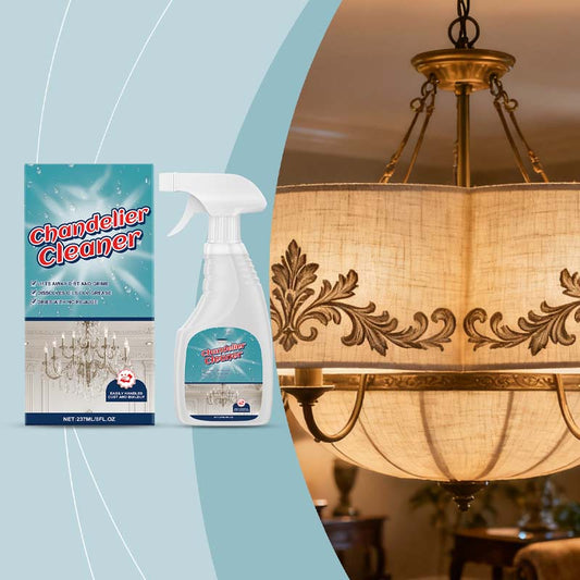 Chandelier Cleaning Spray Residue Free & Safe on Crystals