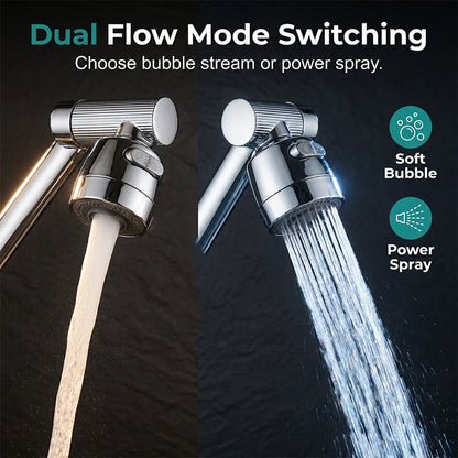 360 Rotating Mechanical Arm Faucet Flexible, Modern & Easy to Use