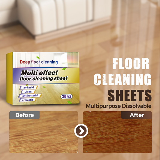 Multipurpose Dissolvable Floor Cleaning Sheets Sparkling Clean Floors Effortlessly