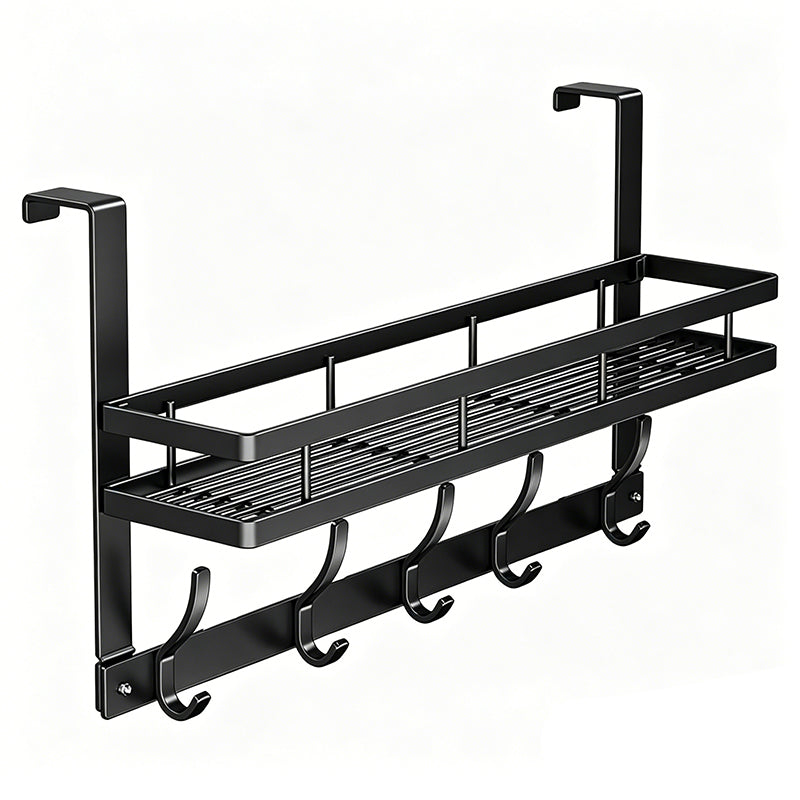 While Supplies Last Over The Door Hooks with Storage Basket