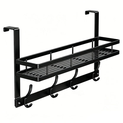 While Supplies Last Over The Door Hooks with Storage Basket