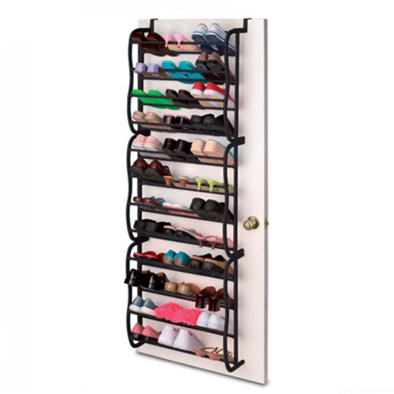 Over-the-Door Shoe Rack Organizer 24 pockets & tool-free install Fits standard doors, holds up to 24 pairs perfect for entryway or closet