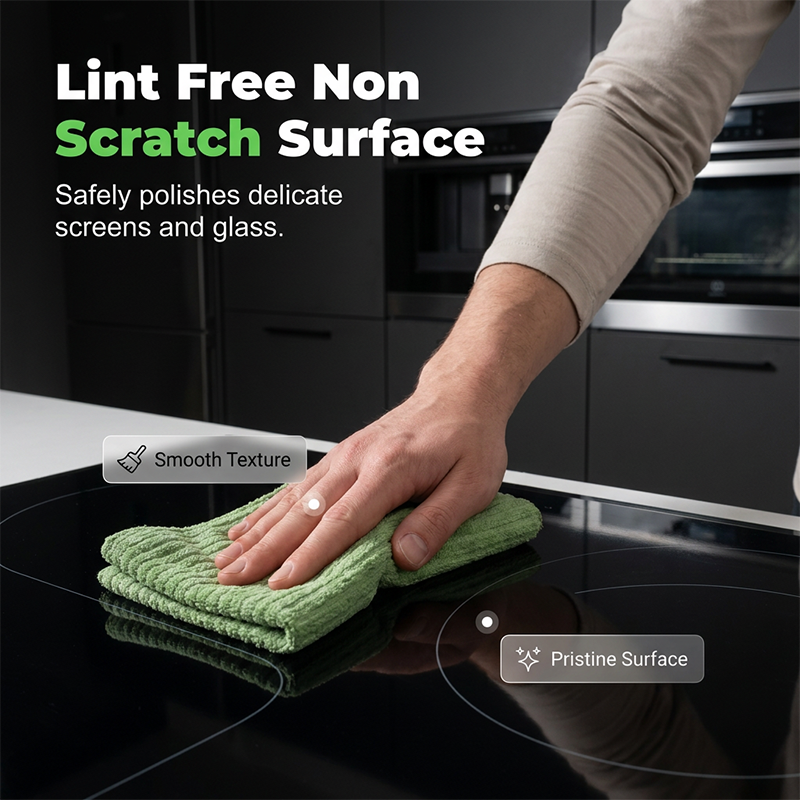 Disposable Tear-Off Cleaning Cloth Roll Thickened Microfiber, Ultra Absorbent & Heavy Grease Removal