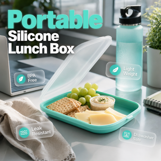 Silicone Lunch Box Collapse, Pack, Go
