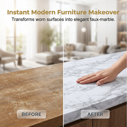 Self-Adhesive Faux Marble Wallpaper Roll Give Your Home A Luxury Makeover In Minutes