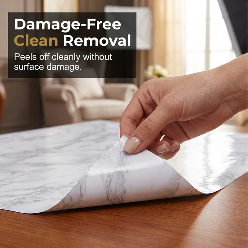 Self-Adhesive Faux Marble Wallpaper Roll Give Your Home A Luxury Makeover In Minutes