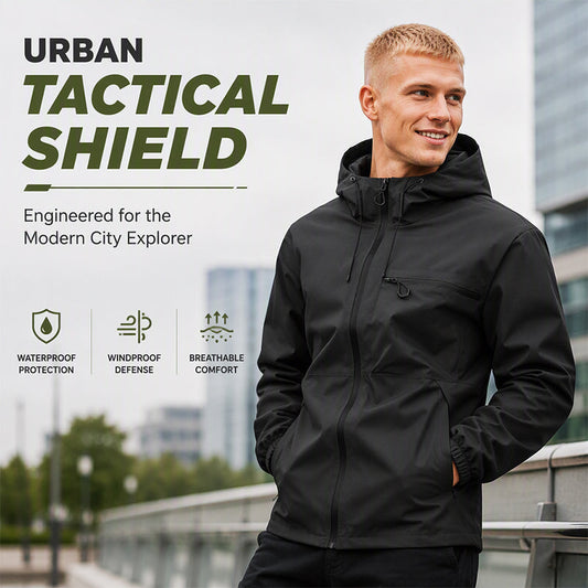 Men's Waterproof Oversized Hooded Jacket