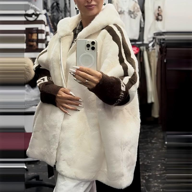 Women's Hooded Zip-Up Casual Coat