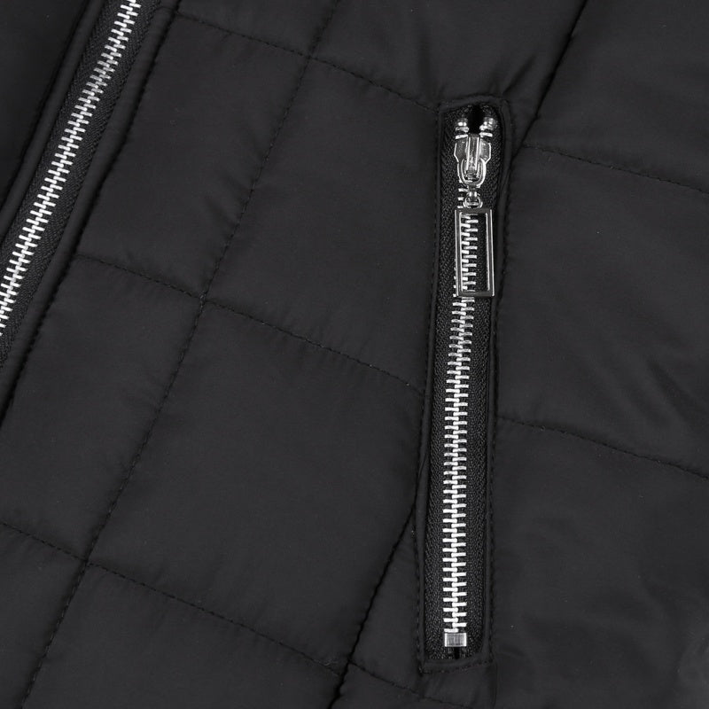 Women's Plush-Lined Hooded Mid-Length Coat