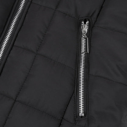Women's Plush-Lined Hooded Mid-Length Coat