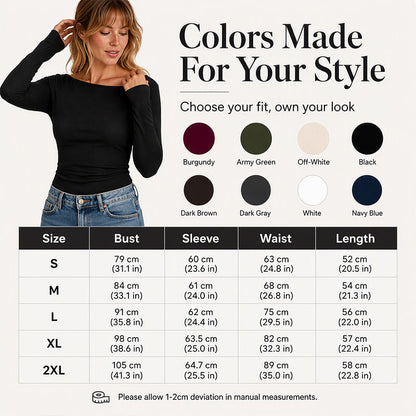 Women's Boat-Neck Ribbed Knit Top
